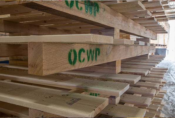 Custom Built Pallets from Oak Creek Wood Products